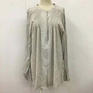 mystic FREE ミスティック シャツ、ブラウス 長袖 MYZ1001304A0002 ピンタックボリュームブラウス Shirt Blouse 10096158