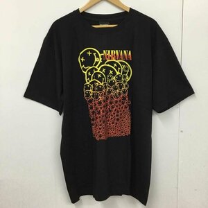 USED XL 古着 Tシャツ 半袖 movie music バンドTシャツ プリントT ニルヴァーナ Nirvana T Shirt 黒 / ブラック / 10092635