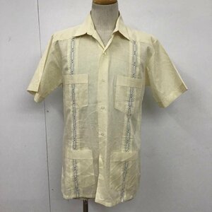 USED M 古着 シャツ、ブラウス 半袖 半袖シャツ 半袖カットソー ヴィンテージシャツ Shirt Blouse 黄 / イエロー / 10094185