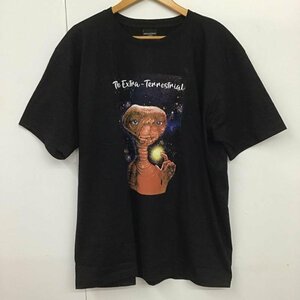 USED XL 古着 Tシャツ 半袖 movie music バンドTシャツ プリントT ET T Shirt 黒 / ブラック / 10091918