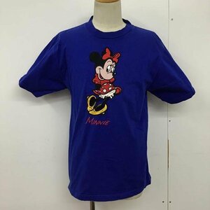 USED M 古着 Tシャツ 半袖 クルーネック ミニーマウス T Shirt 青 / ブルー / 10094457