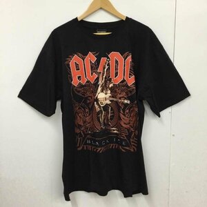 USED XL 古着 Tシャツ 半袖 movie music バンドTシャツ プリントT AC/DC エーシー・ディーシー T Shirt 黒 / ブラック / 10092726