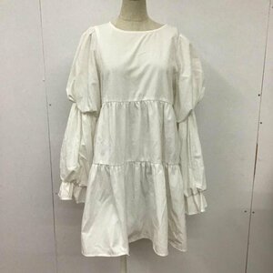 NICE CLAUP FREE ナイスクラップ チュニック 長袖 ティアード ミニワンピース Short Dress Long Shirt Tunic 10099055