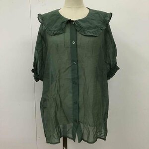 FREE'S MART FREE フリーズマート シャツ、ブラウス 半袖 131-1110079 セーラーカラー シアーシャツ Shirt Blouse 10099500