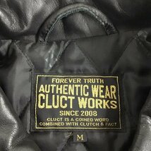 CLUCT M クラクト ジャケット、上着 ジャンパー、ブルゾン 袖レザー バックロゴ ワッペン Jacket 10096120_画像8