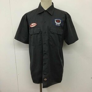 Dickies M ディッキーズ シャツ、ブラウス 半袖 ワークシャツ ワッペン Shirt Blouse 10095964