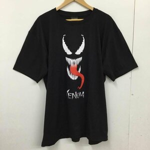 USED XL 古着 Tシャツ 半袖 movie music バンドTシャツ プリントT VENOM ヴェノム 映画 T Shirt 黒 / ブラック / 10092809