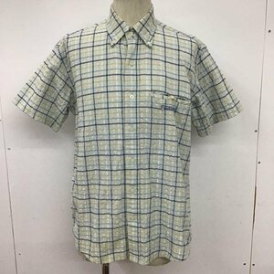 CHAPS M チャップス シャツ、ブラウス 半袖 チェックシャツ 半袖シャツ ボタンダウンシャツ Shirt Blouse 10094292