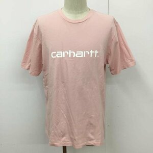 Carhartt L カーハート Tシャツ 半袖 半袖カットソー プリントTシャツ T Shirt 桃 / ピンク / 10093752