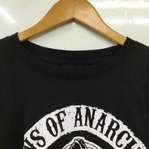 USED XL 古着 Tシャツ 半袖 movie music バンドTシャツ プリントT SONS OF ANARCHY スカル T Shirt 黒 / ブラック / 10091912_画像3