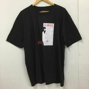 USED XL 古着 Tシャツ 半袖 movie music バンドTシャツ プリントT スカーフェイス Scarface T Shirt 黒 / ブラック / 10092765