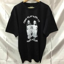 USED XL 古着 Tシャツ 半袖 movie music バンドTシャツ プリントT come play with us T Shirt 黒 / ブラック / 10093010_画像1