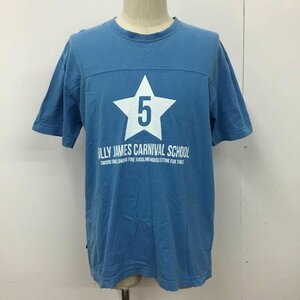 R.NEWBOLD XL アール・ニューボールド Tシャツ 半袖 プリントTシャツ 半袖カットソー T Shirt 青 / ブルー / 10094034