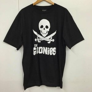 USED XL 古着 Tシャツ 半袖 movie music バンドTシャツ プリントT THE GOONIES スカル T Shirt 黒 / ブラック / 10091960