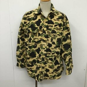 A BATHING APE 表記無し アベイシングエイプ シャツ、ブラウス 長袖 A.B.Ape 1stカモ コットン 日本製 Shirt Blouse 10100342