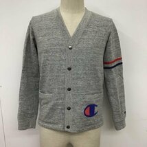 Champion L チャンピオン カーディガン 長袖 Cardigan 灰 / グレー / 10100454_画像1