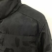 A BATHING APE XL アベイシングエイプ ジャケット、上着 ダウンジャケット WINDSTOPPER カモ柄 迷彩 Jacket 黒 / ブラック / 10101519_画像3