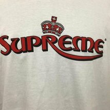 Supreme M シュプリーム Tシャツ 半袖 23SS Crown Tee T Shirt 白 / ホワイト / 10100147_画像6