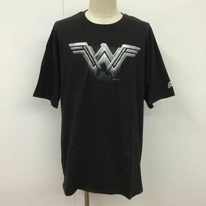USED XL 古着 Tシャツ 半袖 ワンダーウーマン TM DCコミックス 映画 T Shirt 黒 / ブラック / 10099854