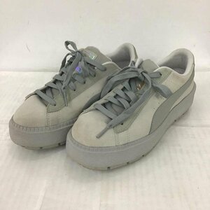 PUMA 23.0cm プーマ スニーカー スニーカー 373695-02 SUEDE PLATFORM TRACE LITE WNS 23cm Sneakers 灰 / グレー / 10100772