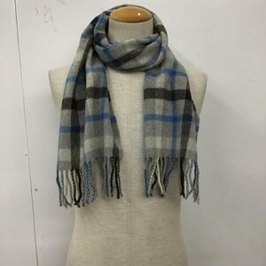 GIBIWEAR 表記無し ジビウェア マフラー マフラー フリンジ チェック Long Scarf 10100110