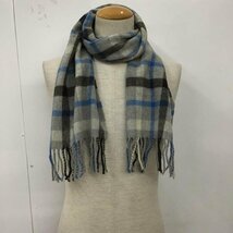 GIBIWEAR 表記無し ジビウェア マフラー マフラー フリンジ チェック Long Scarf 10100110_画像1