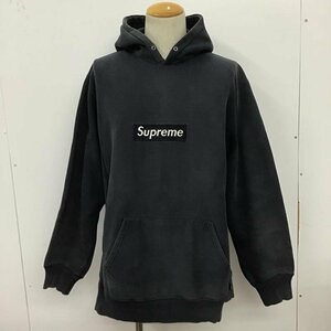 Supreme L シュプリーム パーカー 長袖 FW21 BoxLogoHoodedSweatshirtWashedNavy 長袖パーカー スウェット 紺 / ネイビー / 10100193