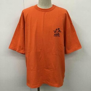 KEBOZ M ケボズ Tシャツ 半袖 半袖カットソー プリントTシャツ クルーネックカットソー T Shirt 橙 / オレンジ / 10099746