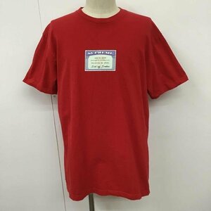 Supreme L シュプリーム Tシャツ 半袖 20SS SOCIAL TEE T Shirt 赤 / レッド / 10100149