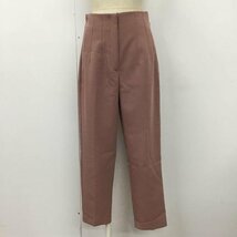 ZARA S ザラ パンツ スラックス センタータックパンツ カジュアルパンツ スリムパンツ ストレッチパンツ 桃 / ピンク / 10101459_画像1