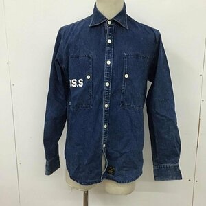 A BATHING APE S A Bathing Ape shirt, blouse long sleeve Shirt Blouse indigo / indigo / 10099565