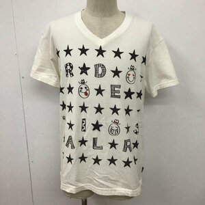 USED 表記無し 古着 Tシャツ 半袖 半袖カットソー プリントTシャツ クルーネックカットソー T Shirt 白 / ホワイト / 10097853