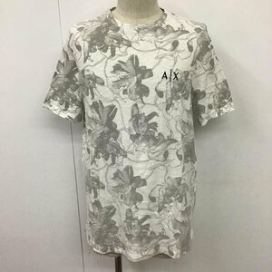 ARMANI EXCHANGE L アルマーニエクスチェンジ Tシャツ 半袖 3HZTHA ZJ7DZ Tシャツ 半袖カットソー 総柄シャツ プリントTシャツ 10098059