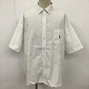 U.S.POLO ASSN. L ユーエス．ポロアッスン シャツ、ブラウス 半袖 Shirt Blouse 白 / ホワイト / 10098032