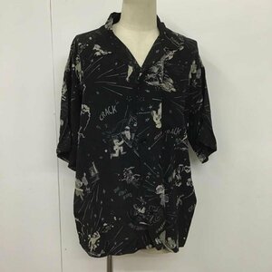 Porter Classic L ポータークラシック シャツ、ブラウス 半袖 レーヨン アロハシャツ 開襟 オープンカラー Shirt Blouse 10098540