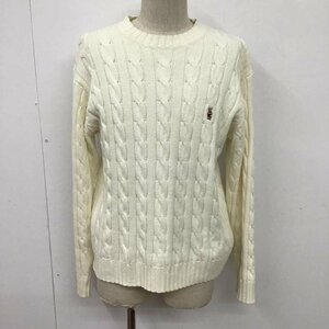 FREAK'S STORE M フリークスストア ニット、セーター 長袖 Knit Sweater 白 / ホワイト / 10097066