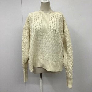 AMERICAN HOLIC M アメリカンホリック ニット、セーター 長袖 Knit Sweater 白 / ホワイト / 10101885