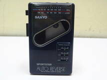 ★☆サンヨー SANYO AM/FMステレオカセットプレーヤー　SPORTSTER　MGR87　ジャンク☆★_画像1