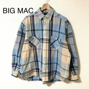 BIG MAC ビッグマック　CIAOPANICコラボ チェック　人気　シャツ