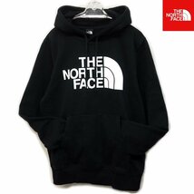 USモデル新品 ノースフェイス ハーフドームロゴ スウェットパーカー(L)ブラック プルオーバー THE NORTH FACE/ra300_画像1