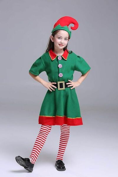 サンタ コスプレ衣装 コスチューム 子供 キッズ 女の子 クリスマス 110cm