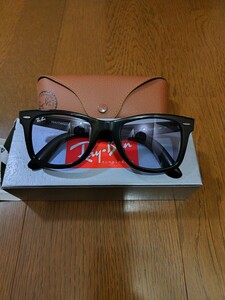  как новый RayBan солнцезащитные очки Wayfarer RB2140-F 901/64 Yupack 760 иен 