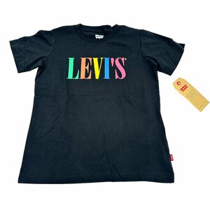 A719●新品　定価2700円●Levi's　リーバイス●ロゴ　Tシャツ●子ども用　キッズサイズ　6歳～７歳　 116～122cm　ブラック