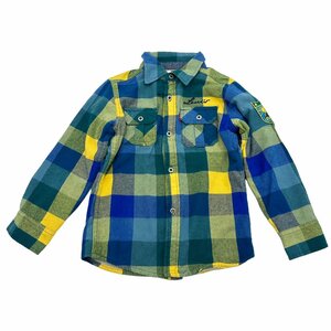 A719●新品タグ付き●Levi's　リーバイス●チェック　厚手　ネルシャツ●　子ども用　キッズサイズ　3歳～4歳　3Y～4Y 96～104cm