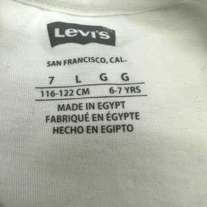 A719●新品 定価2900円●Levi's リーバイス●ロゴT ロンT 長袖Tシャツ●子ども用 キッズサイズ 6歳～７歳  116～122cm ②の画像7