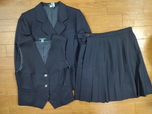 岡山県 倉敷青陵高校 女子制服　155Aサイズ　3点セット　冬服上下セット　卒業生保管品　