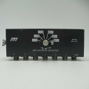 MFJ 6回路同軸切替器 ANTENNA SELECTOR MODEL MFJ-1701【 中古品 / 動作確認済み 】