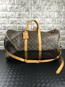 H132★ルイヴィトン LOUIS VUITTON キーポル・バンドリエール55 ボストンバッグ モノグラム M41414※発送は12/28までとなります。