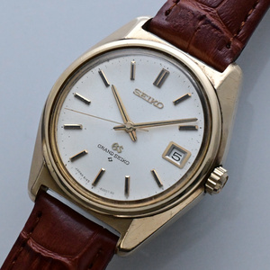 【稼動品】 ６１グランドセイコーカレンダー 自動巻 キャップゴールドケース 61GRAND SEIKO HI-BEAT 6145-8000