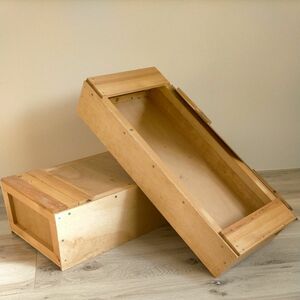 道具箱 木製 木箱 平箱 ウッドボックス 手作り